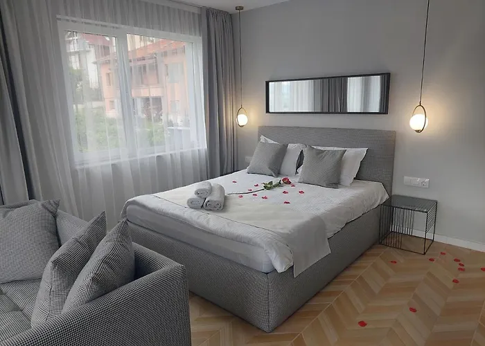 Lägenhet студио с вана и гледка в 