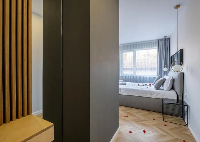 Lägenhet студио с вана и гледка в 